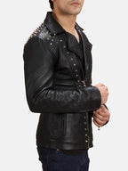 Studded Leather Jacket Mens Sale