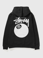Stussy-8-Ball-Logo-Hoodie-Black