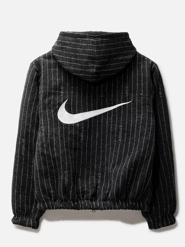 Stussy-X-Nike-Striped-Wool-Jacket-Black