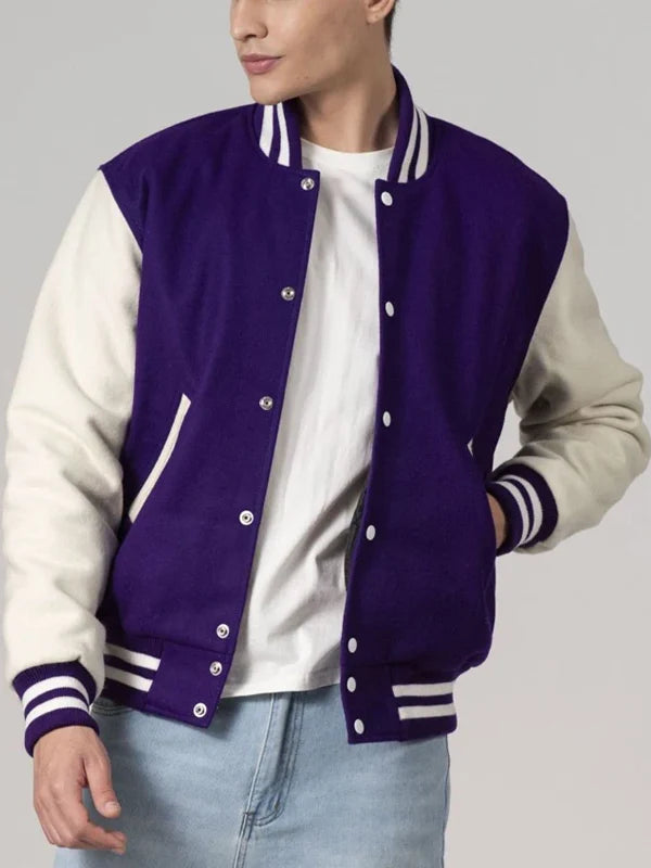 Stylish-Purple-And-White-Varsity-Jacket-Unisex