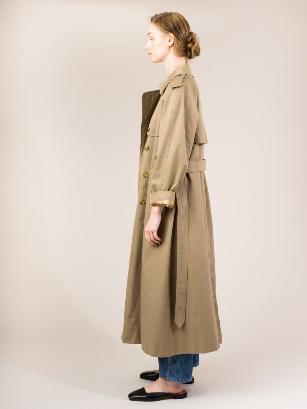 Stylish women's Burberry coat