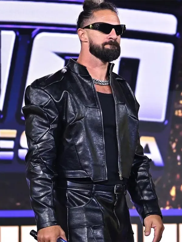 Summerslam Kickoff 2026 Seth Rollins Black Jacket