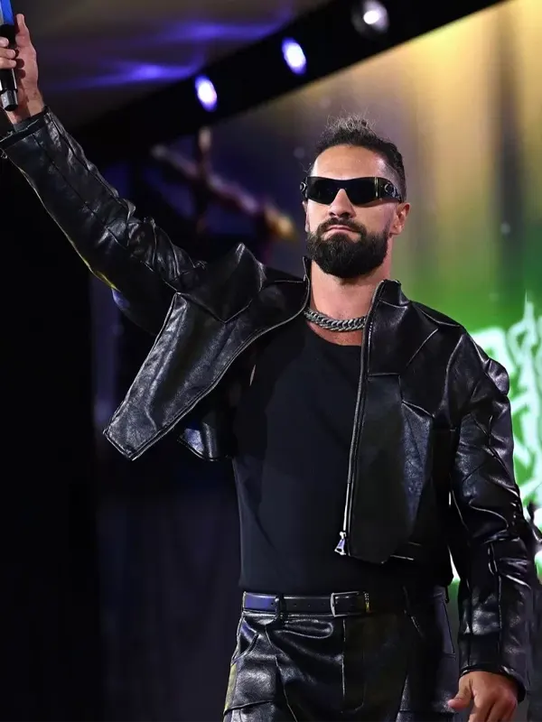 Summerslam Kickoff 2026 Seth Rollins Black Jacket