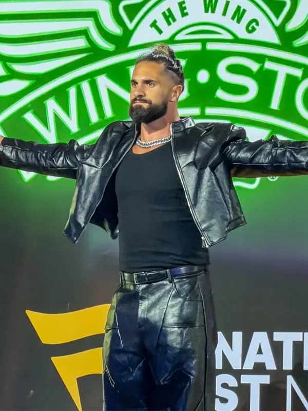 Summerslam Kickoff 2026 Seth Rollins Black Jacket