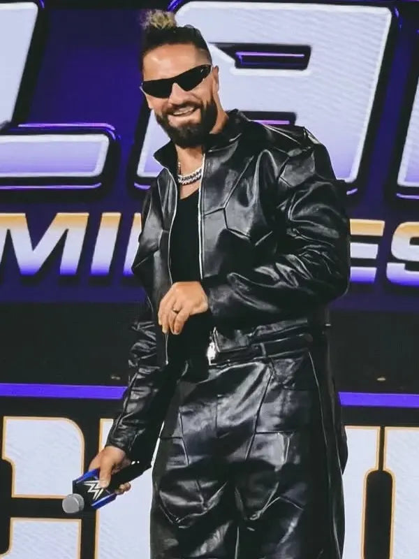 Summerslam Kickoff 2026 Seth Rollins Black Jacket