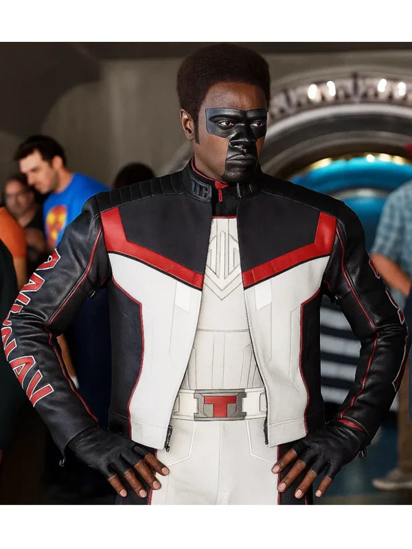 Superman-Mister-Terrific-Edi-Gathegi-Leather-Jacket