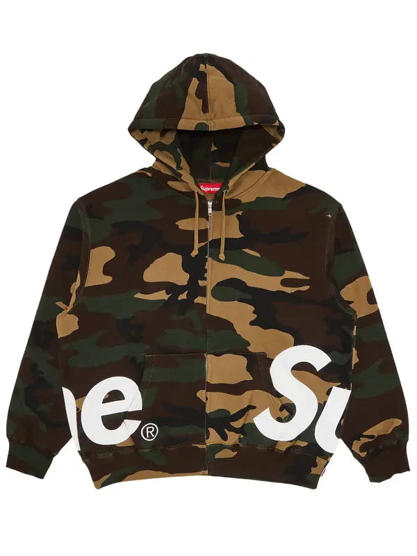 Supreme-Big-Logo-Zip-Up-Camo-Hoodie