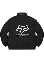 Supreme-Fox-Racing-Puffy-Black-Jacket-Back