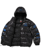Supreme-Fox-Racing-Shiny-Down-Puffer-Black-Jacket