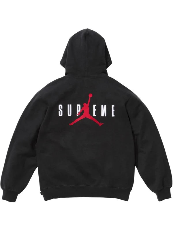 Supreme-Jordan-Hoodie-Black