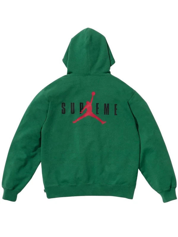 Supreme-Jordan-Hoodie-Green