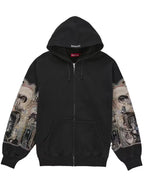 Supreme-Michael-Jackson-Dangerous-Zip-Up-Hooded-Sweatshirt-Black