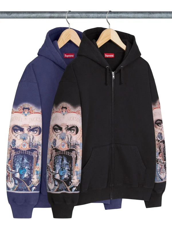 Supreme-Michael-Jackson-Dangerous-Zip-Up-Hoodie