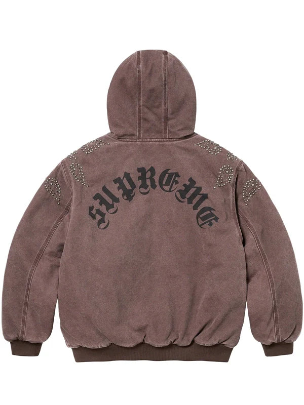 Supreme-Paisley-Work-Jacket-Brown