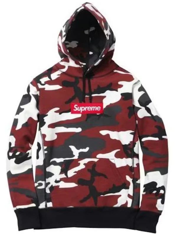 Supreme-Red-Camo-Box-Logo-Hoodie