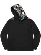 Supreme-Scattered-Applique-Hoodie-Black