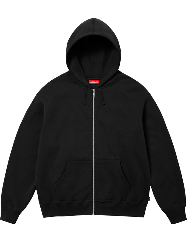 Supreme-Thrasher-Zip-Up-Hoodie-Black