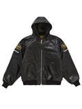Supreme-Vanson-Leathers-Hooded-Work-Jacket-Black