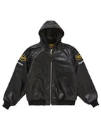 Supreme-Vanson-Leathers-Hooded-Work-Jacket-Black