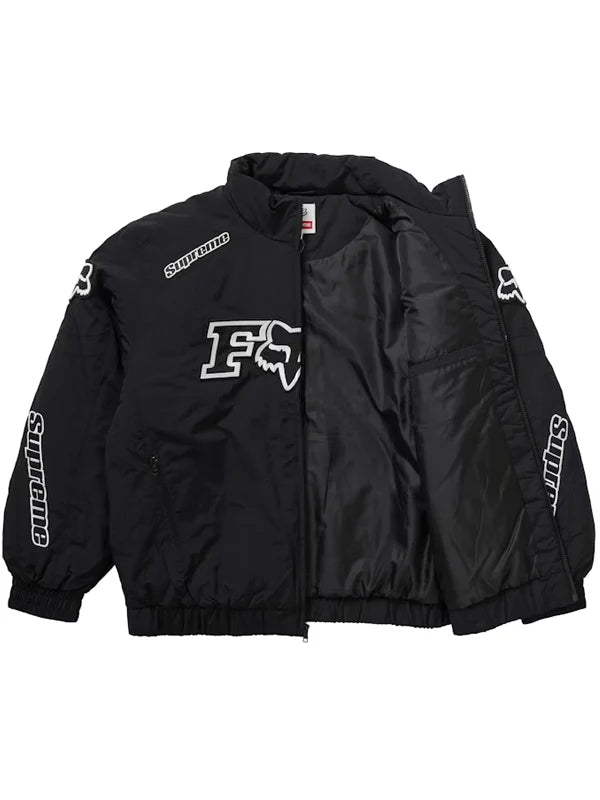 Supreme-X-Fox-Racing-Black-Puffy-Jacket