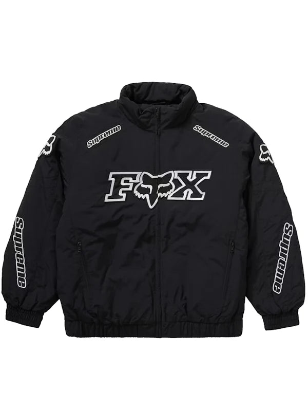Supreme-X-Fox-Racing-Puffy-Jacket-Black