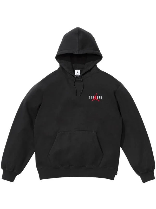 Supreme-X-Jordan-Hoodie-Black