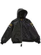 Supreme-X-Vanson-Leathers-Hooded-Work-Jacket-Black
