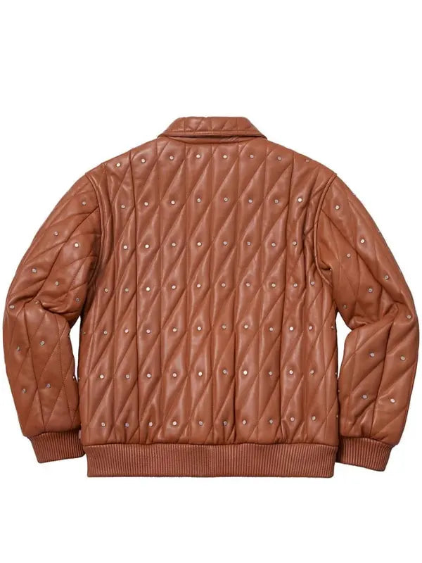 Supreme Brown Leather Jacket