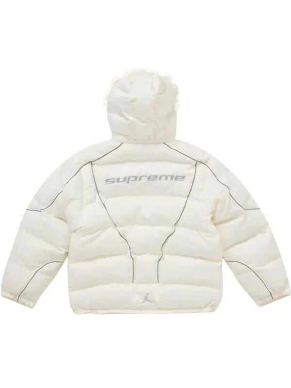 Supreme Jordan Puffer Jacket White