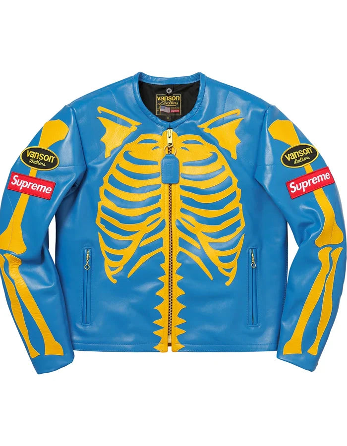 Supreme_Vanson_Blue_Jacket