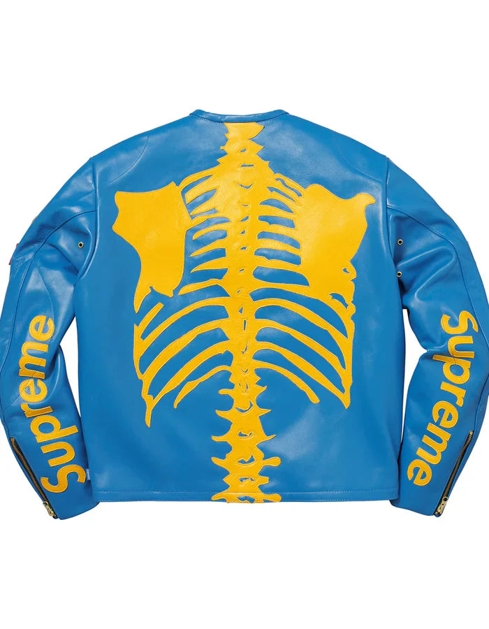 Supreme_Vanson_Jacket_Blue_Back