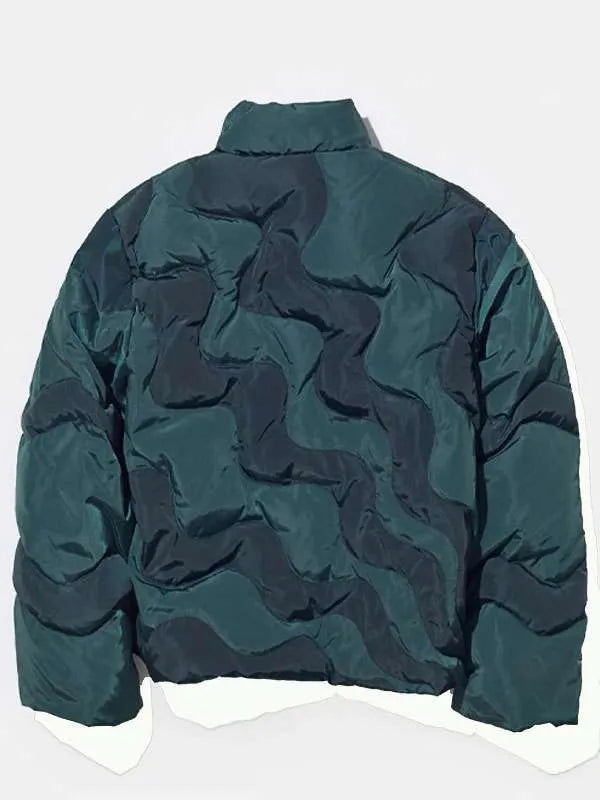 The Bear S01 Sydney Adamu Green Puffer Jacket