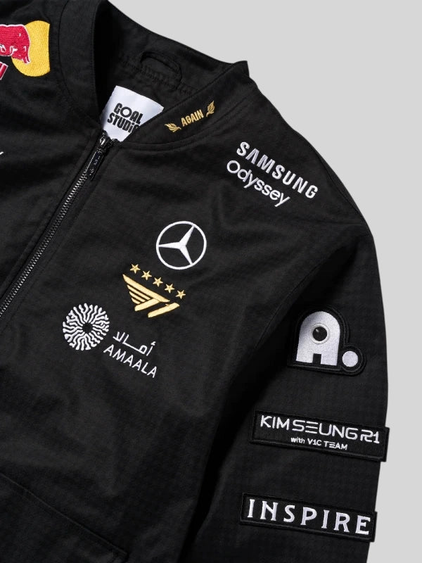 2025 T1 Worlds Uniform Black Jacket