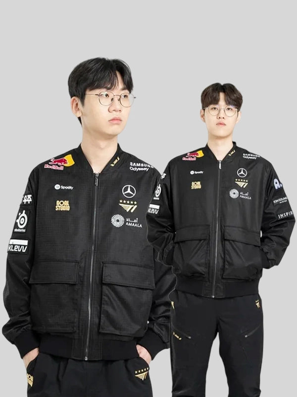 2025 T1 Worlds Uniform Black Jacket