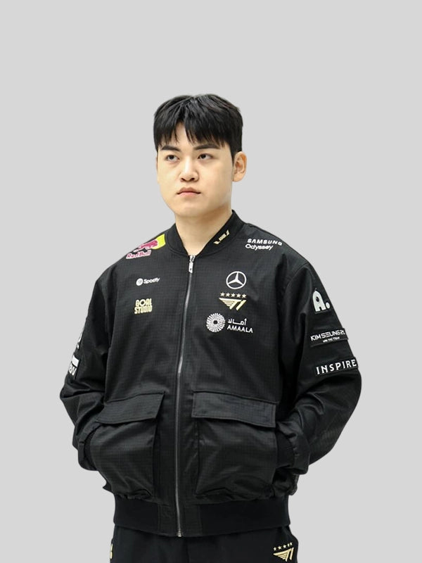 2025 T1 Worlds Uniform Black Jacket