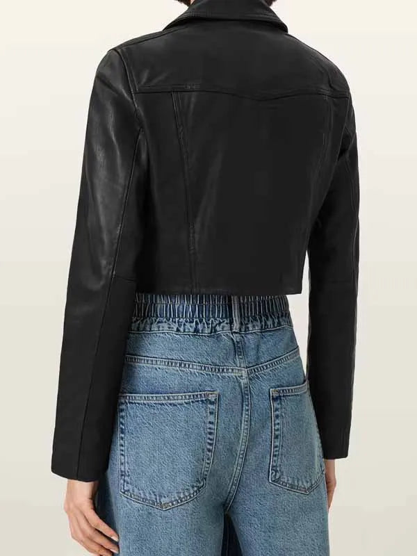 High Potential S02 Daphne Forrester Black Leather Jacket