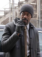 Law and Order S25 Theo Walker Shearling Leather Jacket