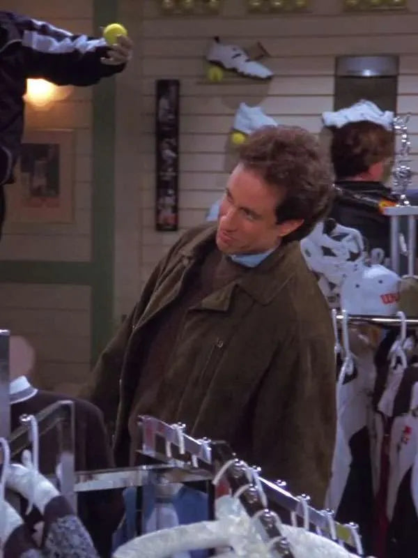 Seinfeld S08 Jerry Seinfeld Brown Jacket
