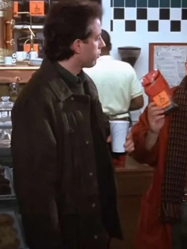 Seinfeld S08 Jerry Seinfeld Brown Jacket