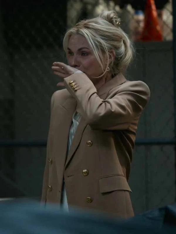The Madison S01 Michelle Pfeiffer Brown Blazer