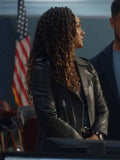 The Rookie S08 Nyla Harper Black Leather Jacket
