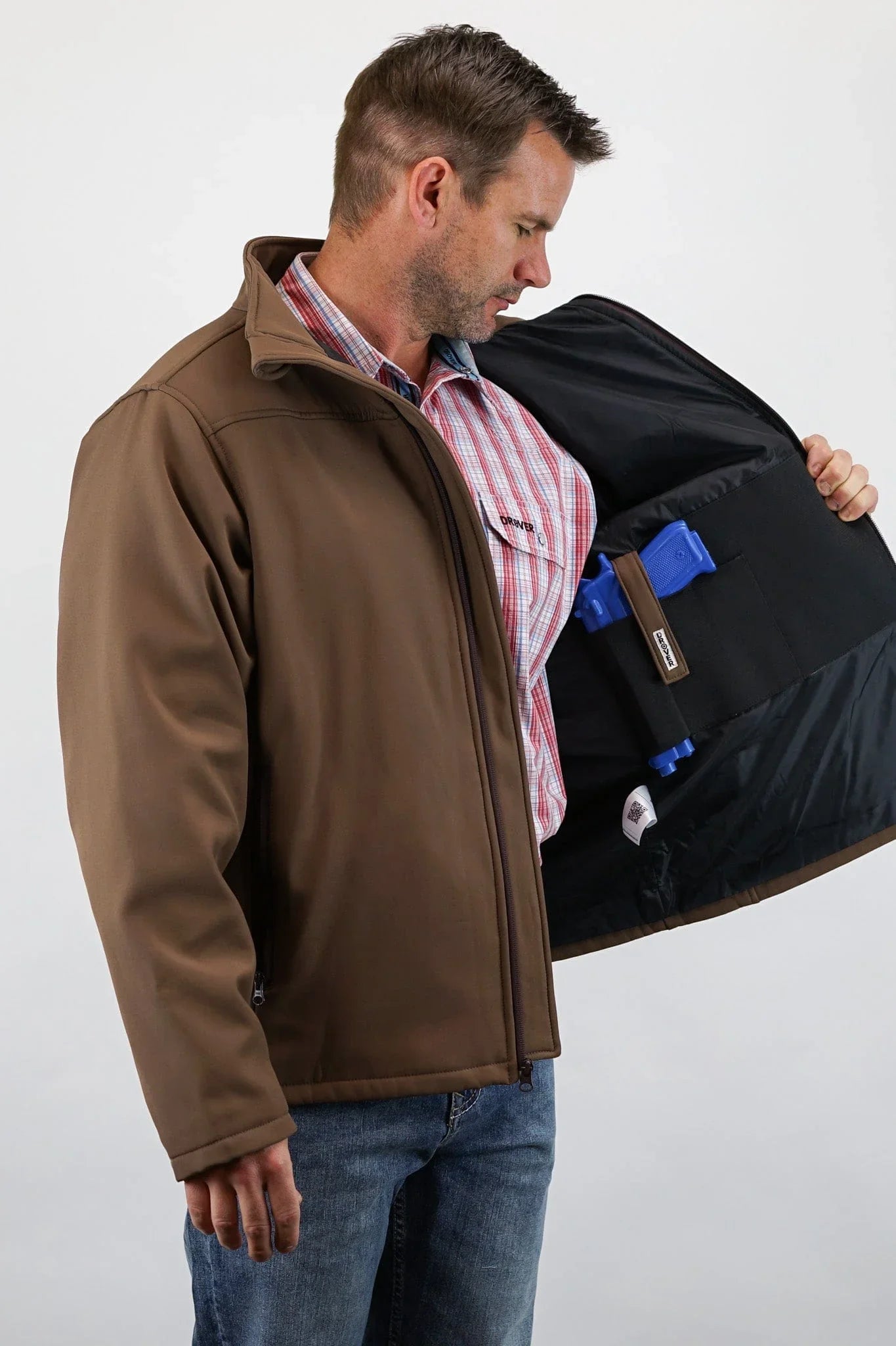 Tactical carry jacket for men