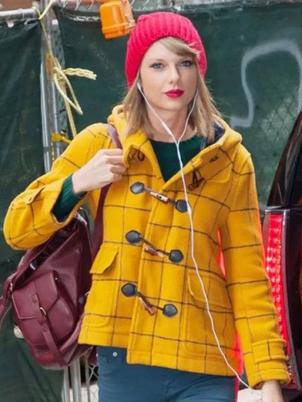 Taylor-Swift-Paddington-Bear-Yellow-Toggle-Coat