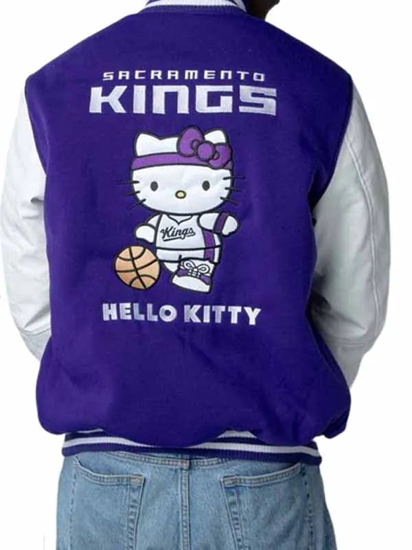 Hello Kitty Sacramento Kings Varsity Jacket