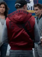 Ted Lasso S02 Phil Dunster Red Hooded Vest