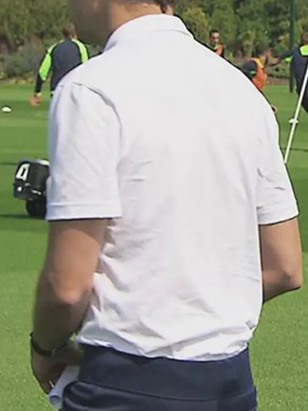 Ted Lasso S04 Jason Sudeikis White Polo T Shirt