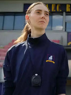 Ted Lasso S4 Tanya Reynolds Navy Track Jacket