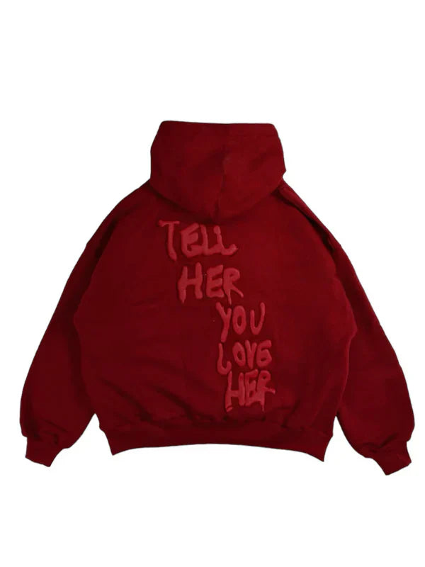 Tell-Her-You-Love-Her-Red-Hoodie-In-Brick