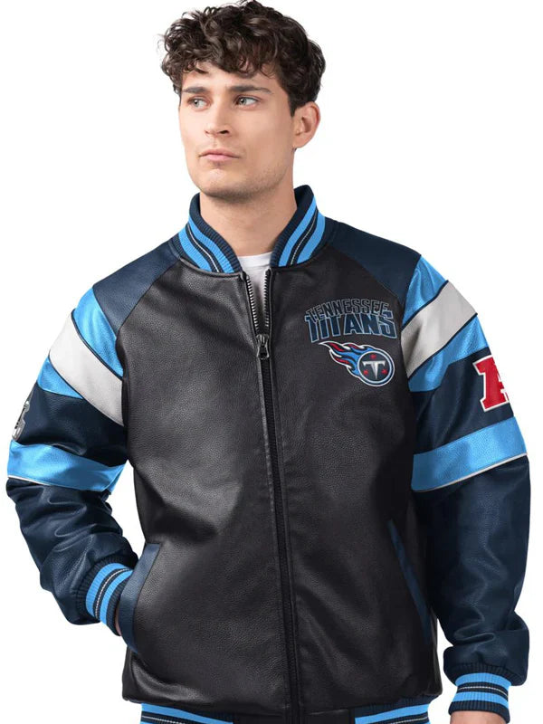 Tennessee Titans Leather Jacket