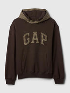 Terra-Brown-Gap-Houndstooth-Logo-Hoodie